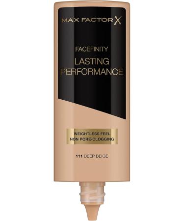Max Factor Performance Long Foundation-# 111 Deep Beige for Women-35Ml - Buy Online on GoSupps.com