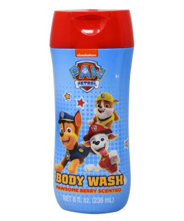 Centric Brands Paw Patrol Kids Body Wash - Refreshing Childrens Bath for Shower and Time Girls Boys Soap Pawsome Berry-Scented Cartoon 8 Fluid Ounces Ounce 203711