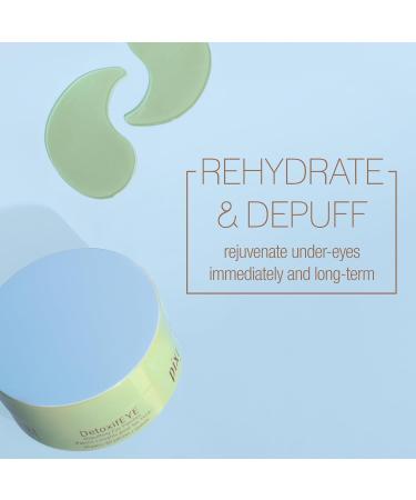 Pixi DetoxifEYE Depuffing Hydrogel Under-Eye Patches with Hyaluronic Acid, Gold & Caffeine - Hydrating Eye Treatment - Buy Online on GoSupps.com