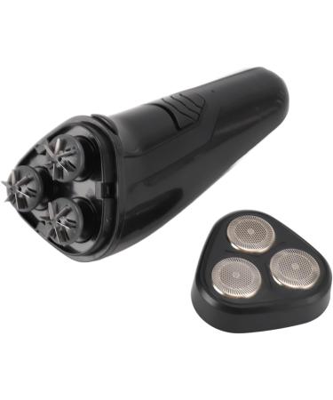Buy Multifunctional Beard Trimmer for Men - 3 Floating Heads Powerful Motor Travel-Friendly (Black) - International Shipping Available - Buy Online on GoSupps.com