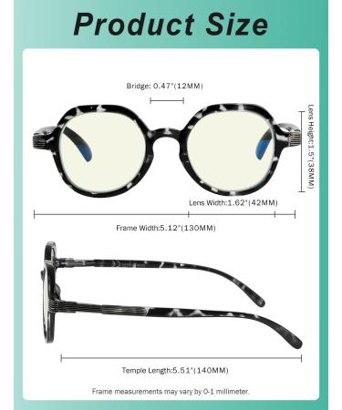 Buy Eyekepper 4-Pack +1.75 Blue Light Blocking Reading Glasses for Women Small Lens Computer Glasses - Buy Online on GoSupps.com