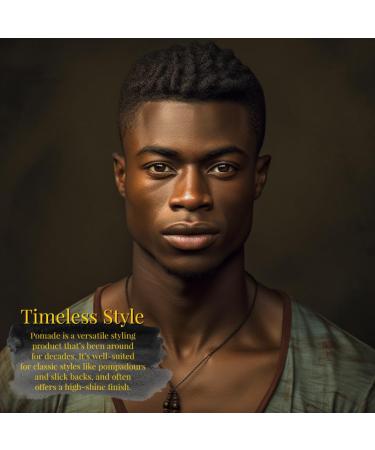 OMWAH Natural Hold Hair Pomade - Strengthens, Volumizes, and Nourishes Hair - Long-Lasting Shine - Flake-Free Formula - For Men and Women - 2oz - Buy Online on GoSupps.com