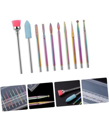 POPETPOP 1Set Alloy grinding head acrylic nail art tools carbide cuticle remover bits Nail Drill Bits acrylic nail tools Manicure Drill Bit diamond Tungsten steel alloy cell phone - Buy Online on GoSupps.com