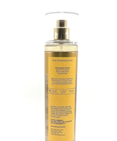 Bath & Body Works Coconut Pineapple Fine Fragrance Mist 8 Fluid Ounce Body Spray - Buy Online on GoSupps.com
