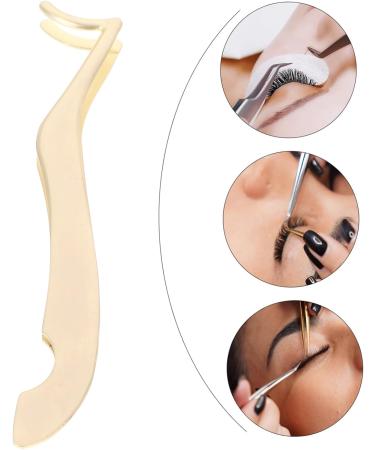 DOITOOL Eyelash Curler Metal Eyelash Applicator Eyelash Remover DIY Metal Lash Nipper Lash Applicator Tool Eyelashes Tweezer Eyelash Tool Eyelash Clip Stainless Steel Auxiliary - Buy Online on GoSupps.com
