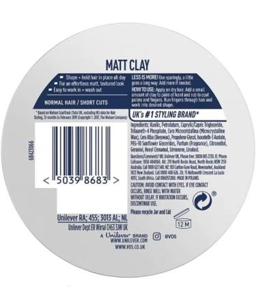 Vo5 Extreme Style Mat Matte Clay 75 ml - Buy Online on GoSupps.com