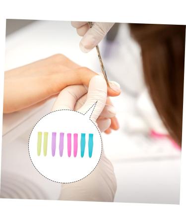 Housoutil 4 Pairs Cuticle Nipper Handle Sleeve Scissors Handle Tip Embroidery Scissors Nail Scissors Sewing Scissors Scissors Sleeve Lopper Pruner Silica Gel Embroidered - Buy Online on GoSupps.com