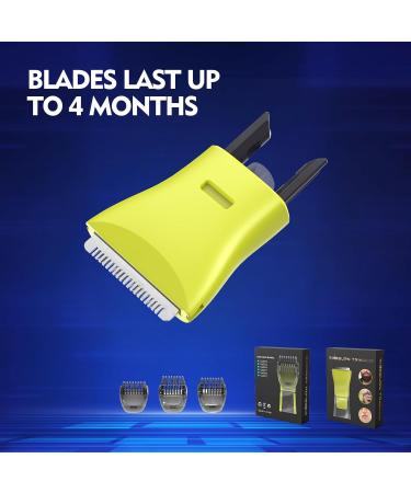 4-in-1 Shaver & Body Trimmer Replacement Head - Compatible with One Blade | International Shipping Available - Buy Online on GoSupps.com