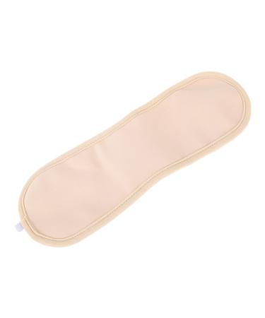 Castor oil for the neck compress castor oil soft portable pain relief adjustable for sleep for thyroid nodes (Khaki)