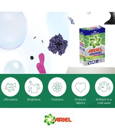 ARIEL PROFESSIONAL POWDER - COLOUR (100w) (P) fresh 100 Count (Pack of 1) - Buy Online on GoSupps.com