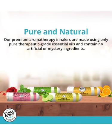 WildER Essentials Wake The f Up Aromatherapy Nasal Inhalers - 3 Pack | Premium Essential Oils for Energy & Focus - Buy Online on GoSupps.com