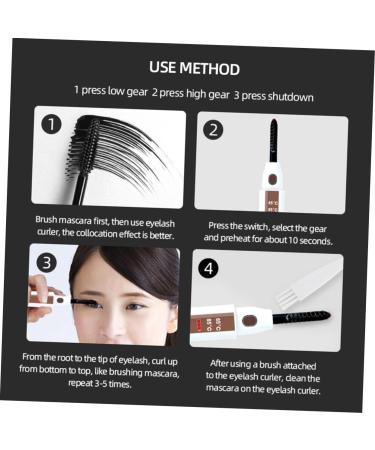 Didiseaon 1 Set Eyelash Curler Natural Curling Electronic Tools Beauty Lifting Eyelash Tool Power Tools Portable Electronics Tools Specialty Tools White Cosmetic Makeup Tools Abs - Buy Online on GoSupps.com