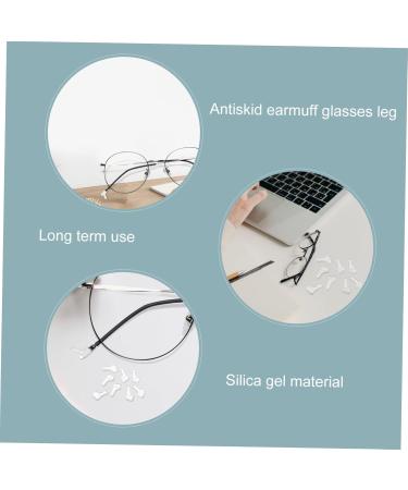 Housoutil 100 Pc Silicone Glasses Leg Covers - Anti-Slip Ear Holders & Protectors for Glasses - Durable Temple & Handle Grip Gel - Buy Online on GoSupps.com