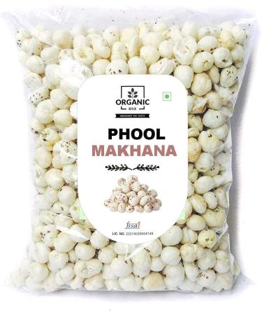 QURA Phool Makhana Lotus Seeds Pop/Gorgon Nut Puffed Kernel (Makhana) Grade - Big Size Pouch 250 g