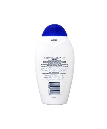 SHOWER TO SHOWER Body Powder Sport 8 oz - Pack of 6 | Long-lasting Protection - Buy Online on GoSupps.com
