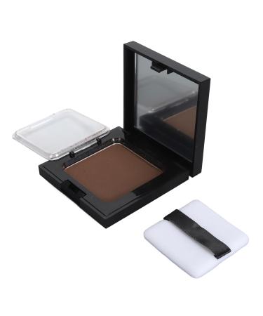 Hairline Eyeshadow Powder Temporary Sponge Head 12g Hairline Root Cover Powder for Elderly for Daily Use (Dark Brown)
