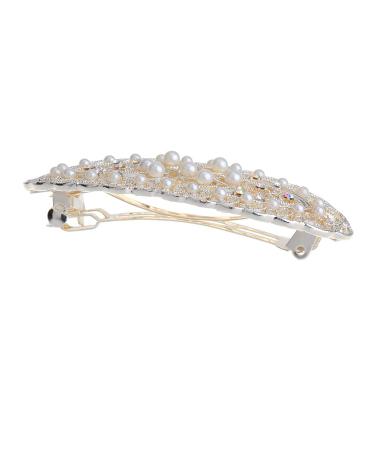 IPINK Pearl Flower Hair Clip Barrette - Elegant Women's Hairpin - Buy Online on GoSupps.com
