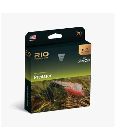 Rio Elite Predator Fly Line, Designed to Cast Large & Heavy Flies, Low-Stretch & Ultra-Slick Performance, 100ft WF10F/I/S3 Intermediate/Medium Sinking