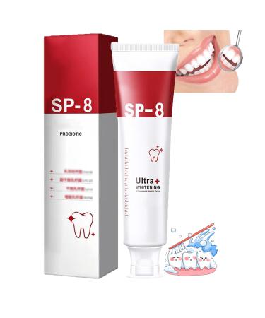 Sp8 Probiotic Toothpaste, Sp-8 Probiotic Toothpaste, Sp-8 Toothpaste, Sp8 Ultra Whitening Toothpaste, Sp-8 Toothpaste Oral Health Management, Fresh Breath (1PC)
