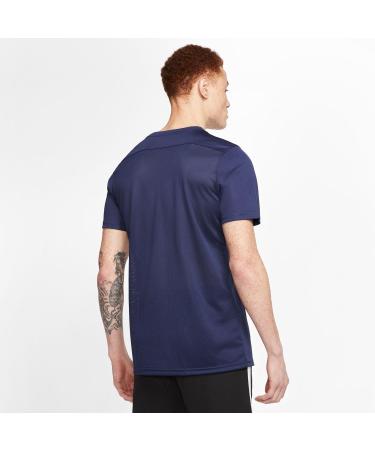 Buy NIKE Men's Dry Park VII JSY SS T-Shirt - Stylish Blue & White Solid Color - International Shipping Available - Buy Online on GoSupps.com