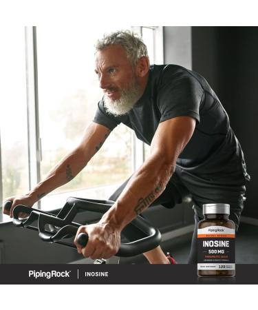 Piping Rock Inosine 500mg | 120 Capsules | Advanced Athlete Formula | Therapeutic Grade | Non-GMO Gluten Free Supplement - Buy Online on GoSupps.com