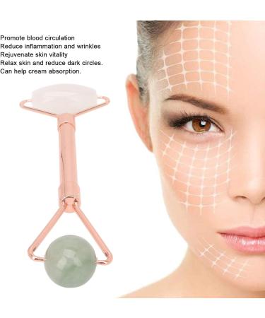 Double Headed Face Roller - Portable Skin Care Tool for Wrinkles Debloating & Muscle Relaxation - Buy Online on GoSupps.com