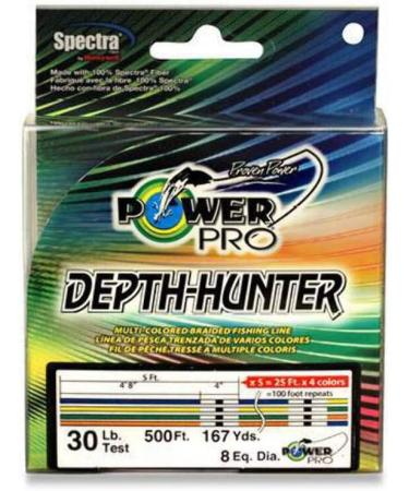 Power Pro Depth-Hunter 50lb 1500yd Metered Fishing Line - Buy Online on GoSupps.com