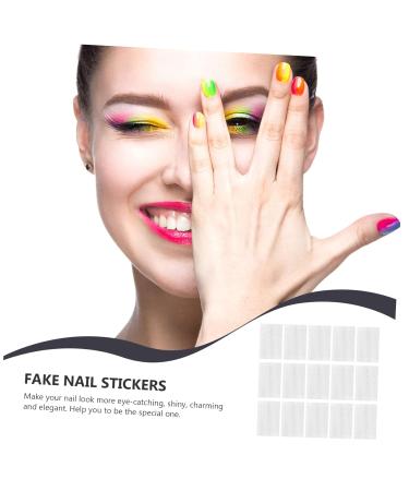 Gogogmee 15sheets Nail Jelly Glue Fake Nails Fake Nail Stickers Waterproof Nail Sticker Waterproof Labels Premium Fake Nails Glue Self-use Nail Glue Nail Glue Stickers Nail Art Glue - Buy Online on GoSupps.com
