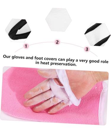 POPETPOP 8 Pairs Hand and Foot Mask Exfoliating Foot Covers Gloves Paraffin Wax Cracked Hands Repair Gloves Gel Sokcs Kutuzov Mikaberidze Feet Moisturizer Socks Skin Care Gloves Thicken Set - Buy Online on GoSupps.com