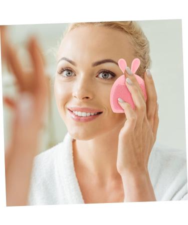 minkissy 8 Pcs Rabbit Ears Facial Brush Silicone Face Scrubber for Women Facial Cleansing Pads Facial Cleansing Brush Lady Facial Brush Face Brush Pink Detergent Miss Portable Silica Gel Light Pinkx2pcs 7.5x7.5cmx2pcs - Buy Online on GoSupps.com