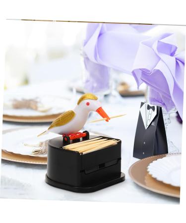 Upkoch Toothpaste Bird Holder | Portable Travel Container | 2 Decorative Dental Dispensers in Black Cartoon Design - Buy Online on GoSupps.com