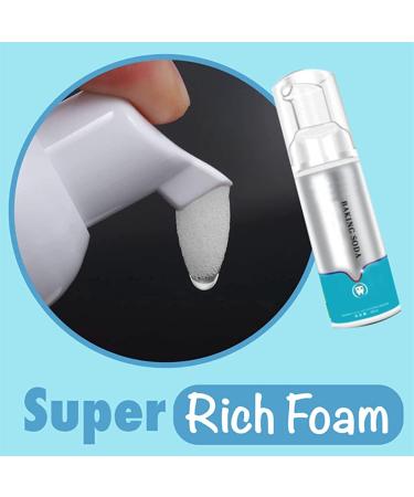 Fluoride-Free Whitening Toothpaste Foam - 3PCS Mousse Cleansing & Stain Removal with Baking Soda | 60ml - Buy Online on GoSupps.com