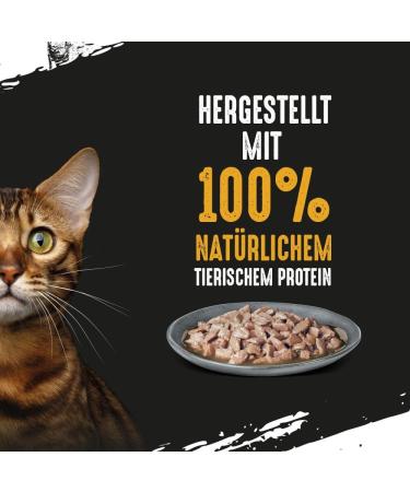 CRAVE Cat Portion Bag Multipack Sauce with Chicken - 13 x 4 x 85g | Premium Cat Food for International Shipping - Buy Online on GoSupps.com