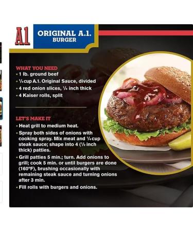 A-1 Steak Sauce 15 oz - 2 Pack - Buy Online on GoSupps.com