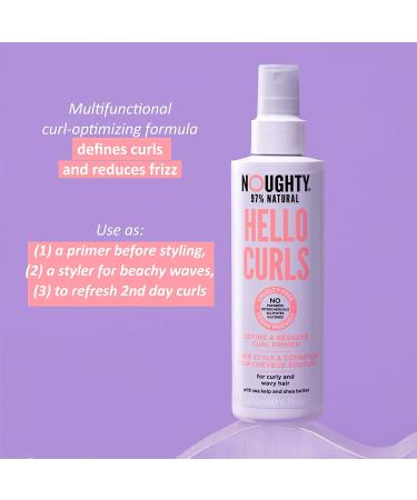 Noughty Hello Curls Define & Reshape Curl Primer | 6.7 fl oz - Best Curl Enhancer - Buy Online on GoSupps.com