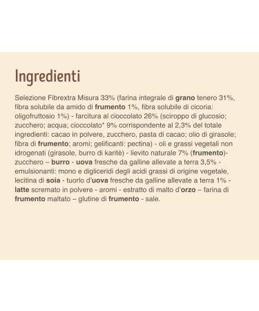  Italian Gourmet E.R. Misura Cornetti Fibrextra Cioccolato Lot de 6 croissants au chocolat 100 % farine compl te 300 g + Pulpa Italian Gourmet 400 g - Buy Online on GoSupps.com