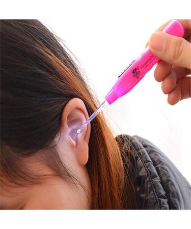 Yardwe LED Earpicks Spoon Flash Ear Wax Pick Remover Tool Ear Cleaner for Kids 4pcs (Random) - Buy Online on GoSupps.com