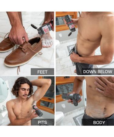 Happy Nuts Comfort Powder - Anti-Chafing Body Powder for Men - 6 Ounce - Buy Online on GoSupps.com