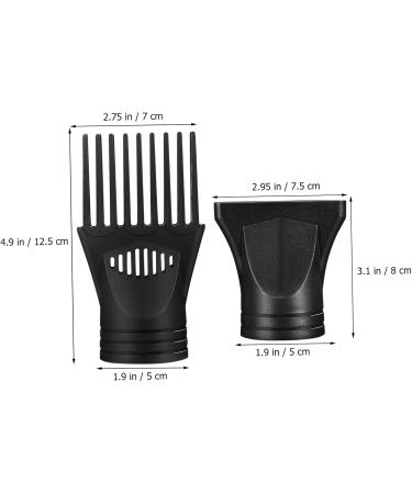 MUSISALY 2 Pcs Hair Dryer Nozzle Hair Blower Nozzle Hair Dryer Accessories Hair Dryer Adapter Hair Dryer Attachment Detangling Comb for Hair Dryer Hair Dryer Diffuser Blow Dryer Attachment - Buy Online on GoSupps.com