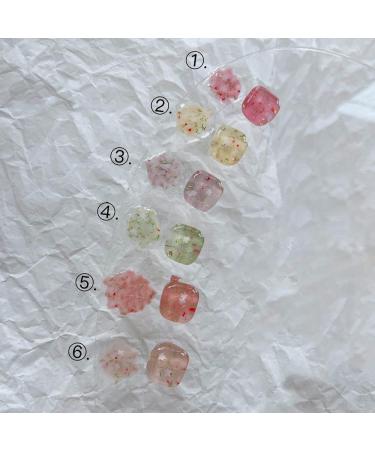 15ml Colorful Semi Permanent Flower Ice Transparent Nail Gel Phototherapy Gel Manicure Gel Nail Polish - (Color: 6) - Buy Online on GoSupps.com