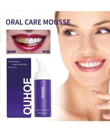 His Smile Teeth Whitening Color Corrector - Purple Toothpaste for Stain Removal (1PC) - Buy Online on GoSupps.com