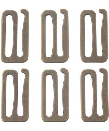 Metal Replacement Bra Strap Slide Hook Swimsuit Bra Hooks - Mixed Color - 1 inch (40pcs) - Buy Online on GoSupps.com