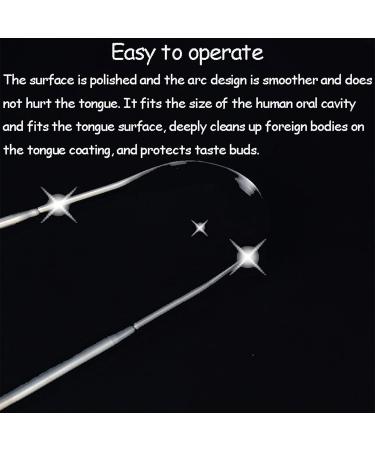 Stainless Steel Tongue Scraper - Best Metal Tongue Cleaner for Oral Hygiene | 13.5x5.5cm - Buy Online on GoSupps.com
