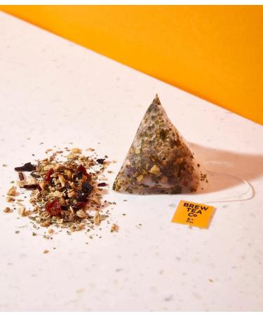 Brew Tea Co Lemon & Ginger Proper Tea Bags - 15 Count - Buy Online on GoSupps.com