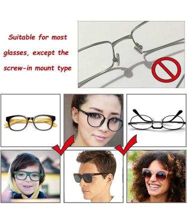 WAFJAMF 12 Pairs Eyeglass Nose Pad - Adhesive Anti-Slip Nose Pads for Plastic Frames & Sunglasses - Buy Online on GoSupps.com