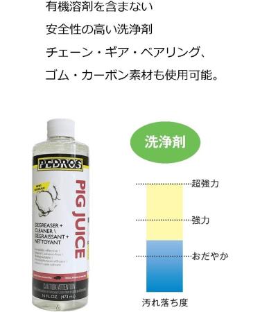 Pedro's Pig Juice Chain Cleaner 16oz - Ultimate Solution for Bike Maintenance - Buy Online on GoSupps.com