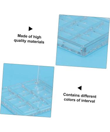 Beavorty 32 Pcs Eye Shadow Box Cosmetic Travel Containers Powder Jar Makeup Organizer Case Lipstick Acrylic 8x8cmx8pcs Transparent Colorx8pcs - Buy Online on GoSupps.com