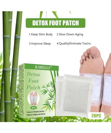 Segminismart Detox Foot Pads - 20PC Foot Care Plaster for Detoxification & Improved Sleep | Tiredness Relief & Healthy Feet - Buy Online on GoSupps.com