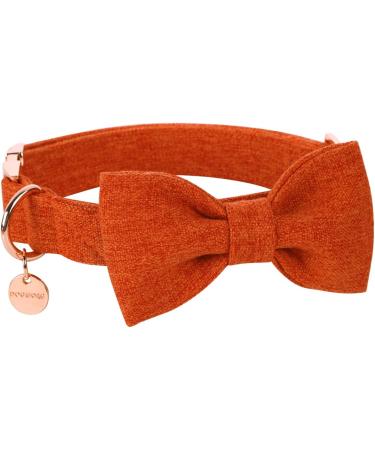 Dogwong Adjustable Dog Collar with Removable Fly - Light Blue & Orange | Comfortable Gift for Small & Medium Dogs - Buy Online on GoSupps.com