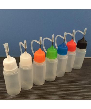 Dajidafu Oil Dropper Bottle with Steel Needle DIY Crafts Drip Storage Essential Dispenser Accessory Professional Random Color - Buy Online on GoSupps.com